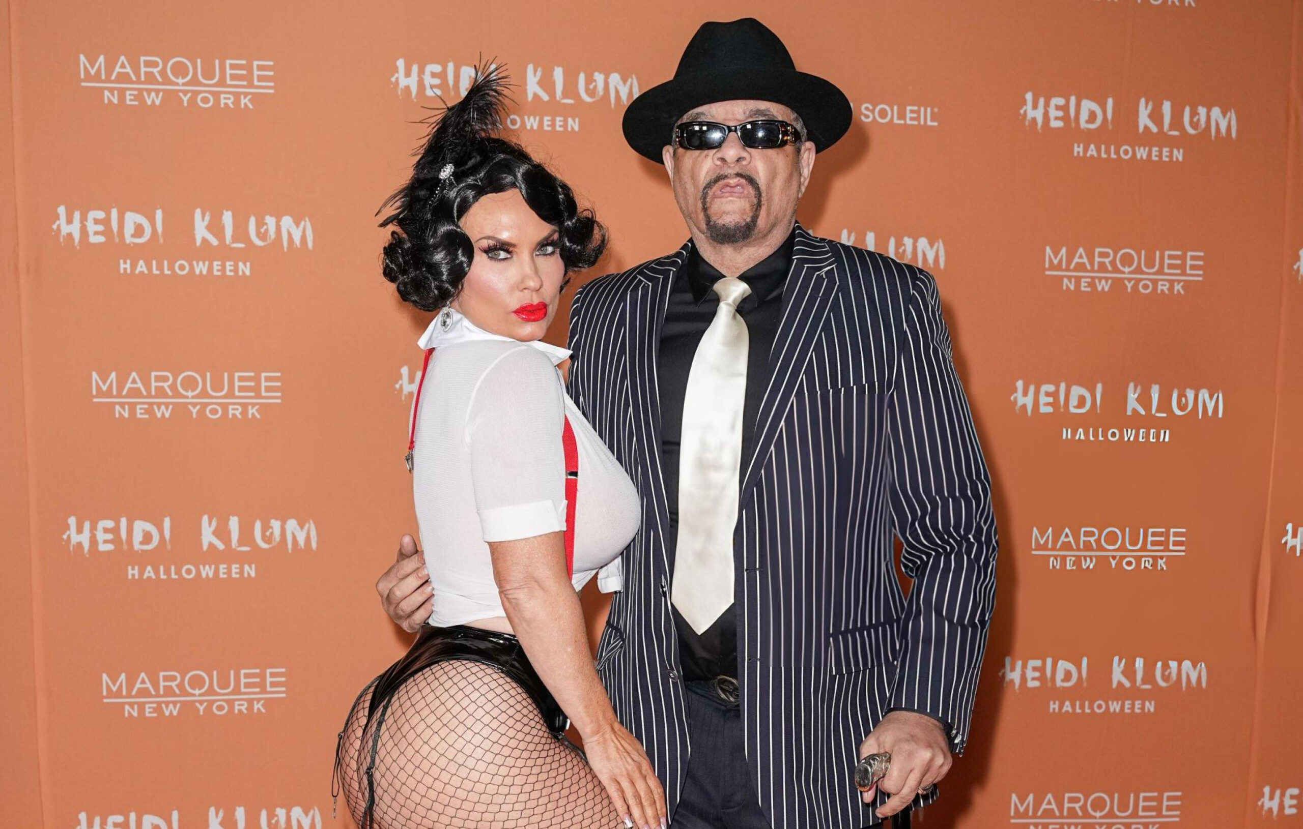 Coco Austin and Ice-T attends the 2023 Heidi Klum Halloween Party at Marquee on October 31, 2023 in New York City.
