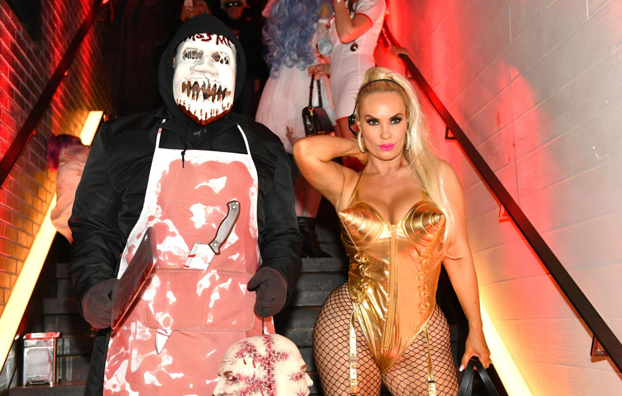 Ice-T and Coco Austin attend Heidi Klum's 20th Annual Halloween Party presented by Amazon Prime Video and SVEDKA Vodka at Cathédrale New York on October 31, 2019 in New York City.